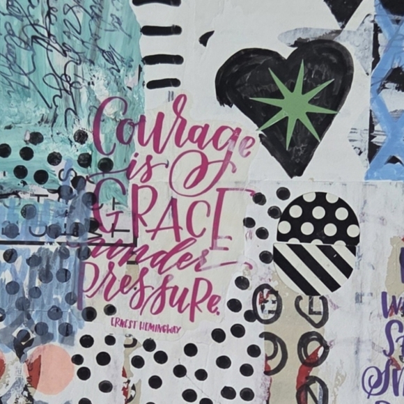 Inspirational Abstract Multicolor - One of a Kind - Picture 2 of 4